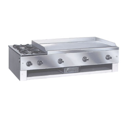 Comstock-Castle 10T201 30" Countertop Gas Griddle & Hot Plate Combo | 48,000 BTU