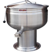 Crown Steam DP-40F Direct Steam Full Jacket Stationary Steam Kettle | 40 Gal. Capacity