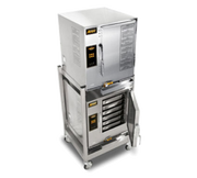 AccuTemp E64803E140 DBL Steamer, Convection, Electric, Boilerless, Floor Model