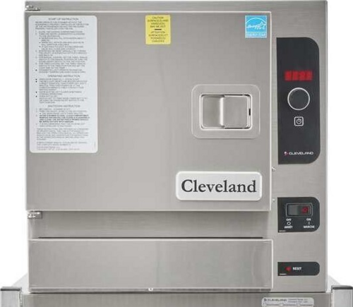 Cleveland SteamChef 22CGT3.1 22" Countertop Gas Boilerless Convection Steamer | 3 Pan Capacity