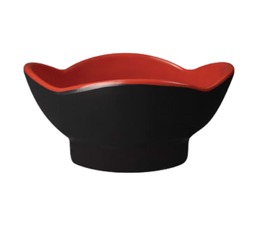 G.E.T. B-129-F Fuji 3-1/2" 3 oz. Scalloped Edge Melamine Sauce Dish | Case of 12