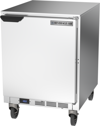 Beverage Air UCF24AHC 24" 1 Door Undercounter Freezer | 4.9 Cu. Ft.