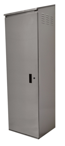 Advance Tabco 9-OPC-84 25" x 23" Stainless Steel 12" Deep Mop Sink w/ 84"H Cabinet