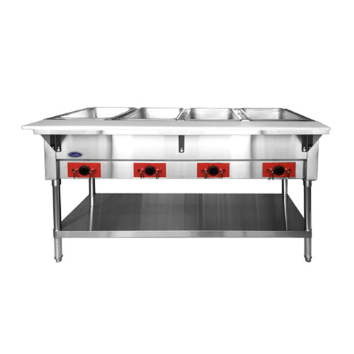 Atosa CSTEA-4C 58" CookRite 4-Pan Electric Steam Table | Wet/Dry