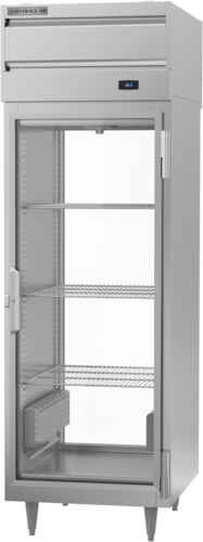 Beverage Air PH1-1BG-PT 2 Glass Door Pass Thru Heated Cabinet | 21.5 Cu. Ft.