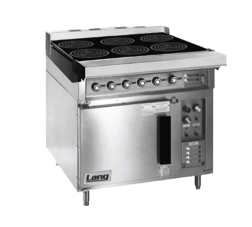 Lang Manufacturing RI36C-ATE Induction Range, Floor Model