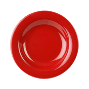 Thunder Group CR5809PR 9 1/4" Salad Bowl, Pure Red 13 oz. | Case of 12