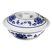 Thunder Group Lotus 75 oz. Melamine Serving Bowl | Model No. 8010TB