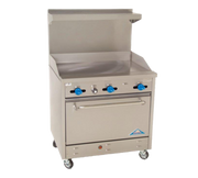 Comstock-Castle F330-36 36" Gas Griddle Range w/ Extra Wide Oven | 102,000 BTU