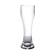 Thunder Group 23 oz. Starburst Base Clear Polycarbonate Pilsner Glass | Model No. PLTHPS023C