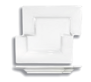 International Tableware EL-75 8-1/8" x 7-1/8" Puzzle Plate | Case of 12