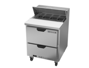 Beverage Air SPED27HC  27" 2 Drawer Refrigerated Sandwich Prep Table | 6.76 Cu. Ft.