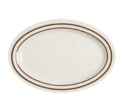 G.E.T. OP-120-U Ultraware 12" x 9" Oval Melamine Platter | Case of 12