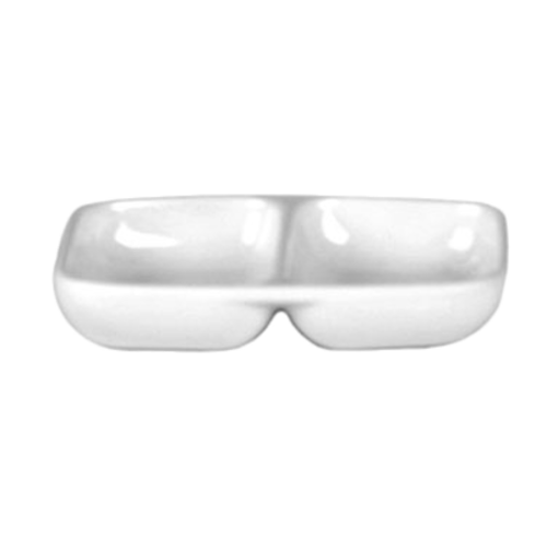 Thunder Group  1102TW Imperial 3-3/8"-x-2-3 /4" Twin Sauce Dish | Case of 24