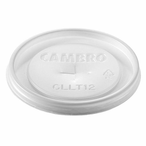Cambro CLLT12190 Disposable CamLid w/ Straw Hole | 1000 Pack