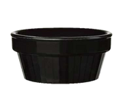 G.E.T. R-4-BK Diamond Chexers Black 4 oz Melamine Ramekin | Case of 48