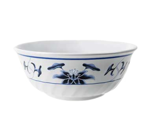 G.E.T. M-607-B Water Lily 6-3/4" 1 qt. Fluted Melamine Serving Bowl | Case of 12