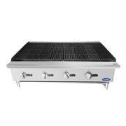 Atosa CookRite ATRC-48 48" Heavy Duty Radiant Gas Charbroiler | 140,000 BTU