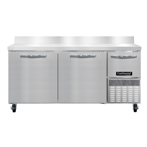 Continental Refrigerator RA68NBS Refrigerated Counter, Work Top