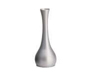 Tablecraft 269 7" Brushed Zinc Alloy Bud Vase