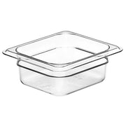 Cambro 62CW135 Camwear 1/6 Size Food Pan | 2-1/2” Deep