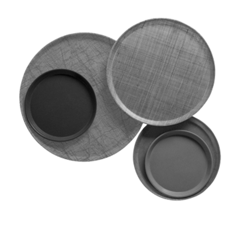 Cambro 900 Camtray 9" Fiberglass Round Serving Tray