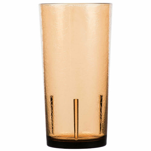 Cambro D24 Del Mar 24 oz. Crackled Plastic Tumbler Cup