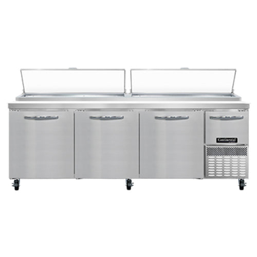 Continental Refrigerator PA93N Refrigerated Counter, Pizza Prep Table