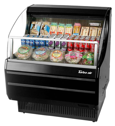 Turbo Air TOM-30SW(B)-N Open Air Merchandiser