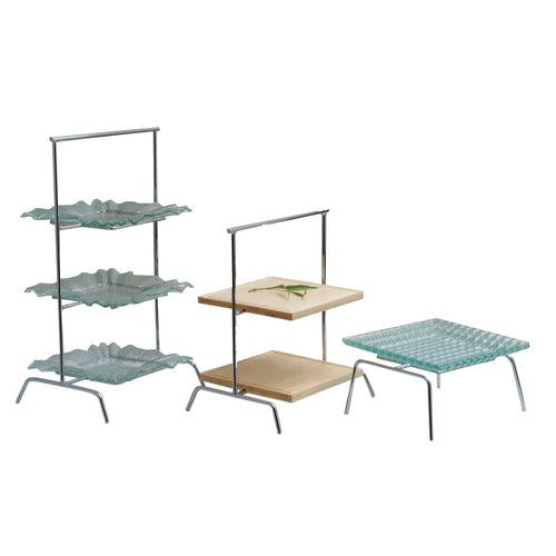 G.E.T. IR-409C Chrome 3 Tier Display Stand