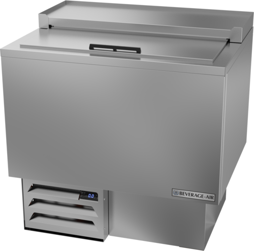 Beverage Air GF34LHC-S 34" 94-Mug Stainless Steel Glass and Plate Chiller