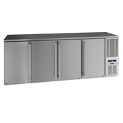 Viking VCBR592-SS01A 92" 4-Solid Door Back Bar Cooler | 28.5 Cu. Ft.