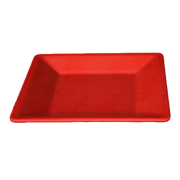 Thunder Group 10-1/4" Square Passion Red Melamine Plate | Model No. PS3211RD