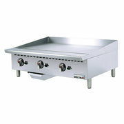 Winco NGGD-36M 36" Countertop Gas Griddle | 90,000 BTU