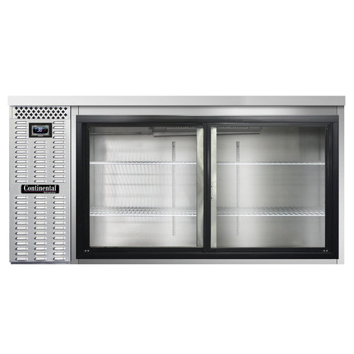 Continental Refrigerator BB69NSGD Back Bar Cabinet, Refrigerated