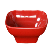 Thunder Group 16oz Passion Red Melamine Square Bowl | Model No. PS3106RD
