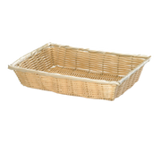 Tablecraft 1189 16" Rectangular Handwoven Bread Basket | Multiple Color Options