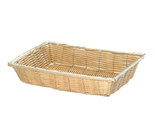 Tablecraft 1189 16" Rectangular Handwoven Bread Basket | Multiple Color Options