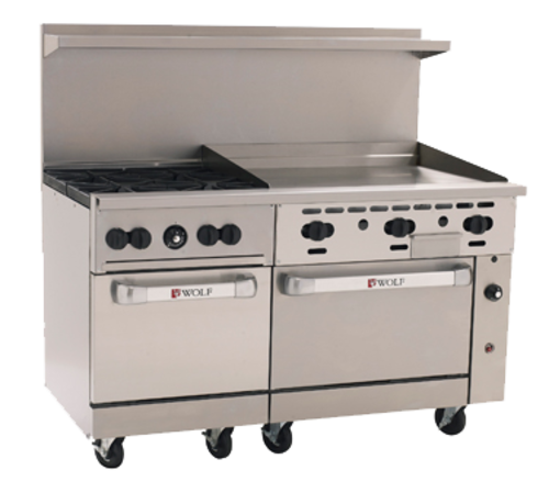 Wolf C60SS-4B36G 60" Gas Range