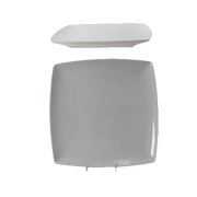 Thunder Group 29012WT 1" Deep 12" Square Plate | Case of 12