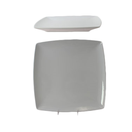 Thunder Group 29012WT 1" Deep 12" Square Plate | Case of 12
