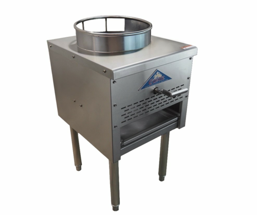 Comstock-Castle CS-WOK-1 18" Stainless Steel Gas Wok Range | 95,000 BTU
