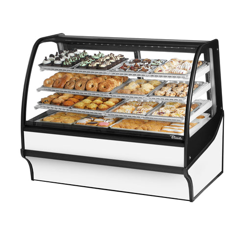 True Mfg. TDM-DC-59-GE/GE-B-W Non-Refrigerated Bakery Case