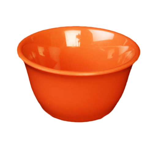 Thunder Group CR303RD 4" Bouillon Cup, Orange 7 oz. | Case of 12