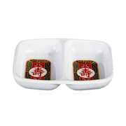 Thunder Group  1102TR Longevity 3-3/8"-x-2-3 /4" Twin Sauce Dish | Case of 24