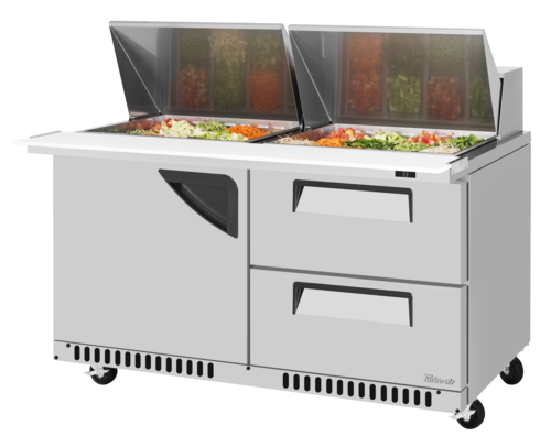 Turbo Air TST-60SD-24-D2R(L)-FB-N Mega Top Sandwich / Salad Prep Table