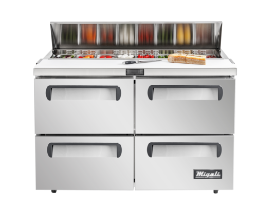 Migali Industries C-SP60-16-D-HC Sandwich / Salad Prep Table