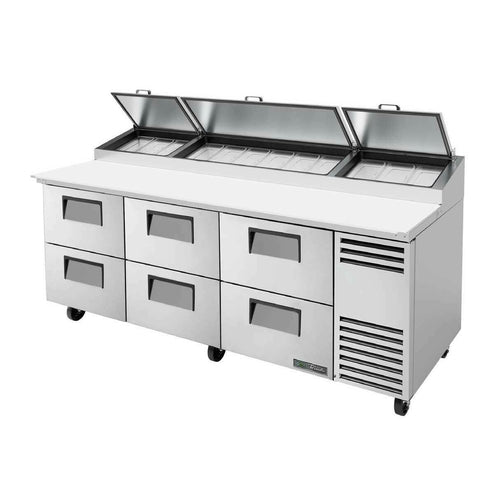 True Mfg. TPP-AT2-93D-6-HC Pizza Prep Table