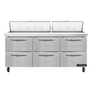 Continental Refrigerator SW72N18-D Refrigerated Counter, Sandwich / Salad Unit