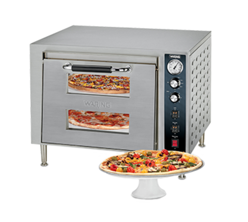 Waring WPO700 27" Double Deck Electric Countertop Pizza Oven
